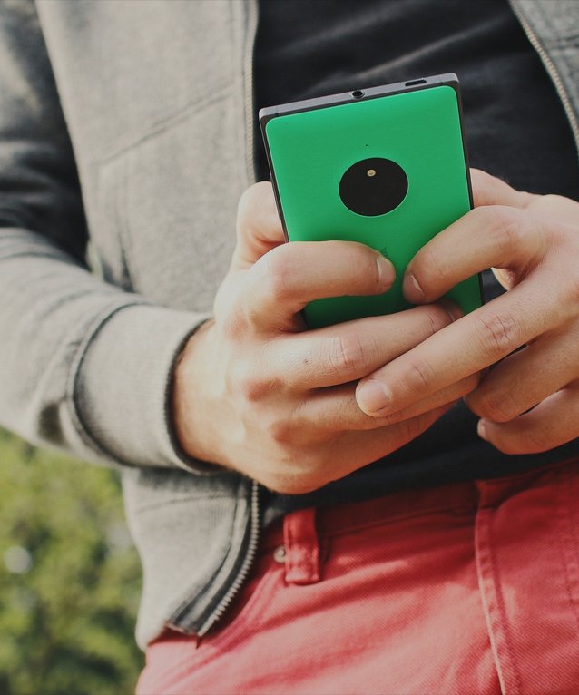 Holding a phone