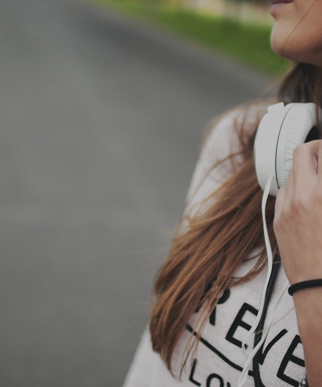 Listening to music